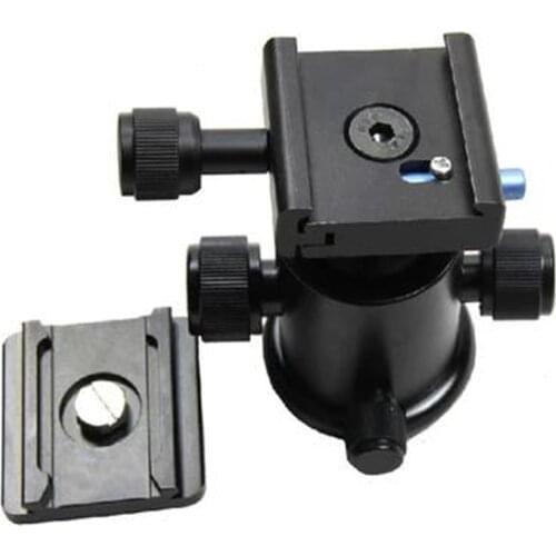 Foleto KS-0 Tripod Ball Head Professional Metal Camera Tripod Ballhead 360-degree panoramic for Canon nikon sony monopod tripod