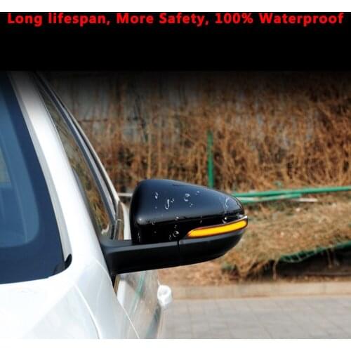 LED Side Wing Dynamic Turn Signal Light Rearview Mirror Indicator For Volkswagen For VW GOLF 6 MK6 GTI R32 08-14 Touran 1T 1T3