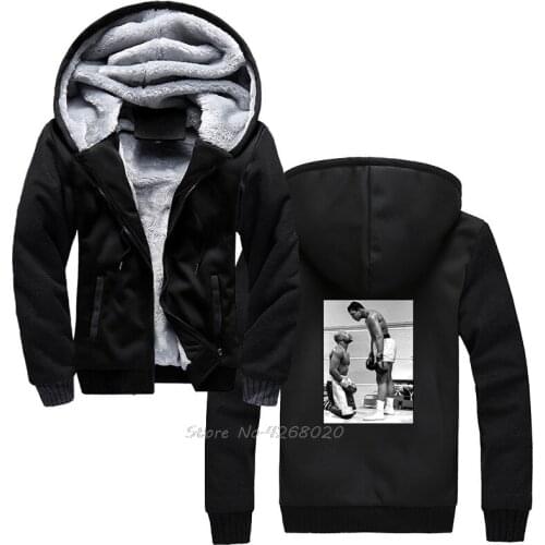 May Weather Vs Muhammad Ali The Real G.O.A.T Hoodie Fashion Men Winter Keep Warm Thicken Hoodies Sweatshirt Streetwear Harajuku
