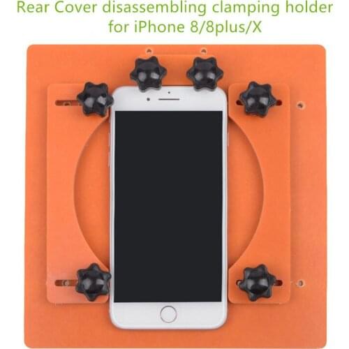 PF Phone rear Cover Disassembling Clamping Holder for iPhone 8 8P X fixing fixture for removing cellphone back cover