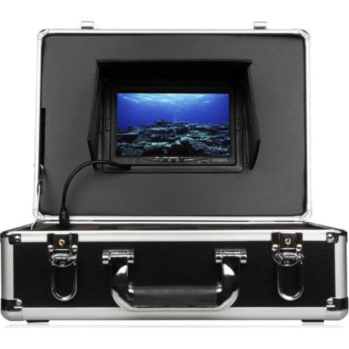 800TVL Rotate 360 Degree Underwater Video Camera Fish Finder 7" LCD Monitor with 14 pcs White LED