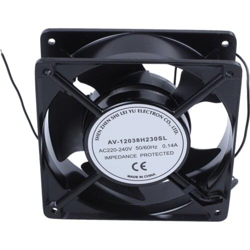 AC 220V-240V0.14A Brushless Cooler Cooling Fan 120mm X 120mm X38mm
