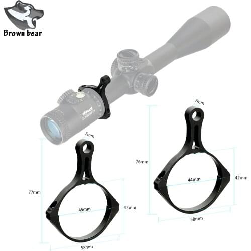 Tactical Hunting Magnification Adjustment Accessories Riflescope Switchview Throw Lever for 42mm - 47mm Diameter Rifle Scope