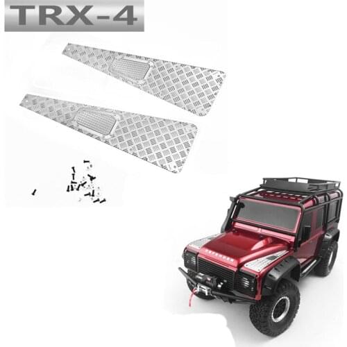 Rc Car TRAXXAS TRX4 DEFENDER D110 Body FENDER DIAMOND PLATE For 1/10 Remote Control Cars TRX-4 Toys Crawler Off-Road Truck Part