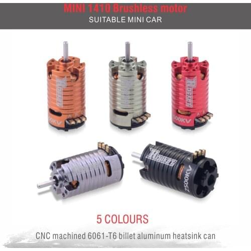 Rocket Mini 1410 2500KV 3500KV 5500KV 7500KV 9500KV Sensorless Brushless Motor for 1/24 1/28 Kyosho Mini-Z K989 RC Car
