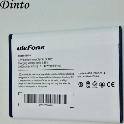 Dinto Ulefone S8 Pro Phone Batteries