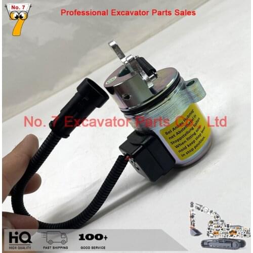 Fuel Shut Off Solenoid 6686715 for BOBCAT 863 864 873 883 fit Deutz Skid Steer OS 0427 2956 / 0427-2956