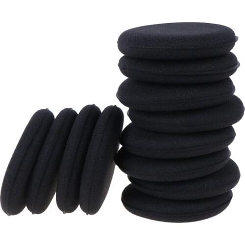 Hot sale 12pcs High Density Foam Sponge Auto Detailing Applicator Pad Best For Waxing and Polishing