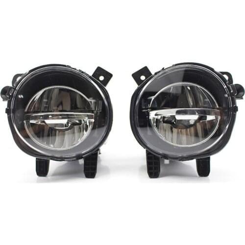 JanDeNing1 Pair LED Front Bumper Fog Light Lamp Replacement Left +Right For BMW 3Series F20 F30 F35 2016-2018