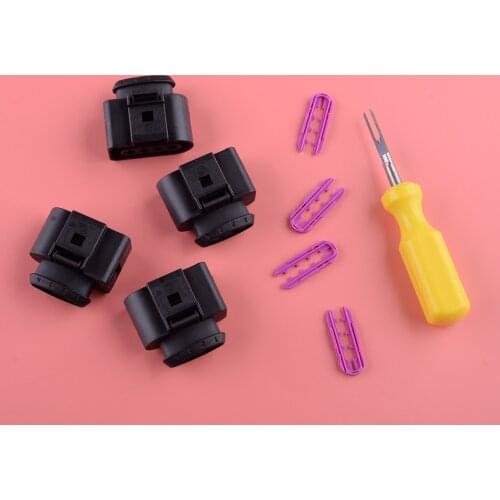 Ignition Coil Connector Repair Kit With 0.3cm Space Take-Up Tool Car Fit For Audi A1 A2 A3 A4 A6 A8 Q7 TT VW 4B0973724