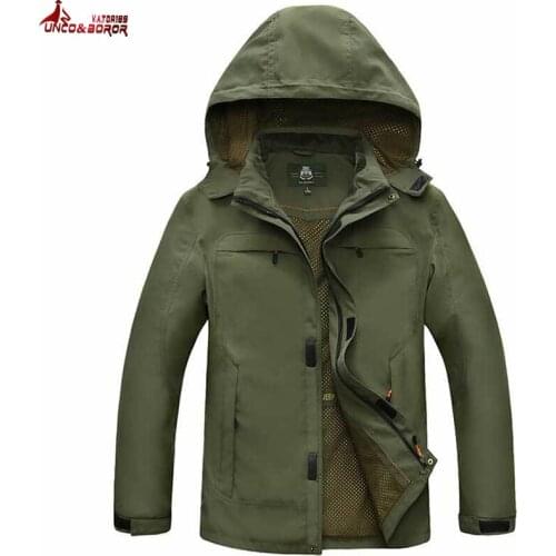 New Military Jacket Coat Men Waterproof Soft Shell Tactical ARMY Jackets Mens Windbreaker Tourism Mountain Jacket Hunt Clothing