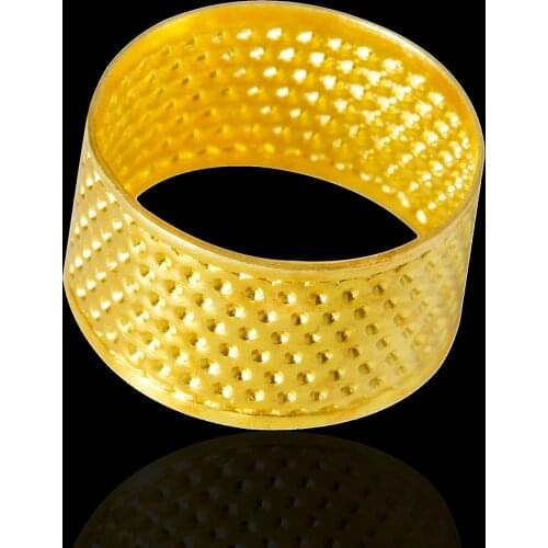 MIUSIE 1PCS Retro Finger Protector Thimble Ring Handmade Adjustable Needle Craft Sewing Accessories DIY Tools
