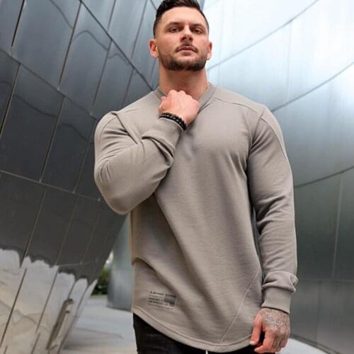 Men 2020 Fitness High Quality Sweatshirts Male Autumn Cotton Fashion Casual Hooded Jacket Man Jogger Workout Sportswear Tops