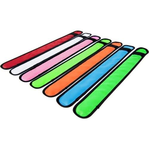 Nylon LED Sports Slap Wrist Strap Bands Wristband Light Flash Bracelet Glowing Armband Flare Strap For Party