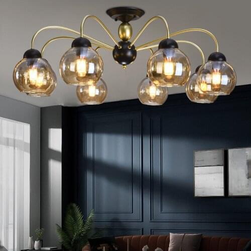 New Nordic Light Luxury Modern Atmospheric Magic Bean Chandelier Creative Personality Dining Room Bedroom Living Room Lamps