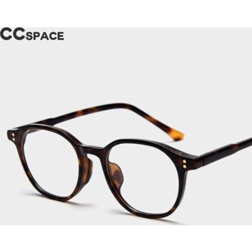 49427 round plastic titanium anti-blue spectacle frame men and women fashion optical computer glasses