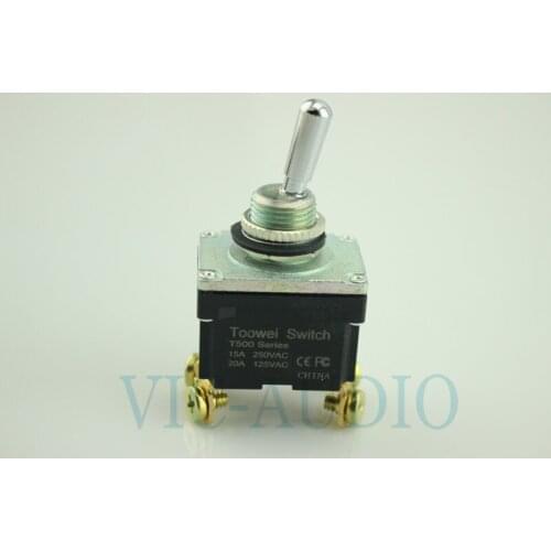 Toowei Switch Waterproofing Oil Proof Dust-proof Toggle Switch T500 Series 4Pins ON-OFF 15A 250VAC/ 20A 125VAC Free shipping