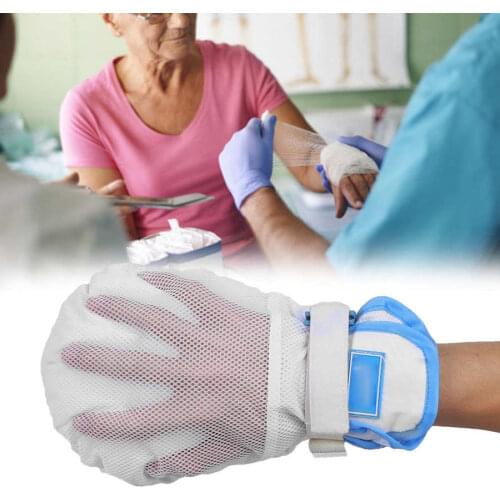 Breathable Restraints Patient Hand Infection Protectors Fixed Finger Gloves