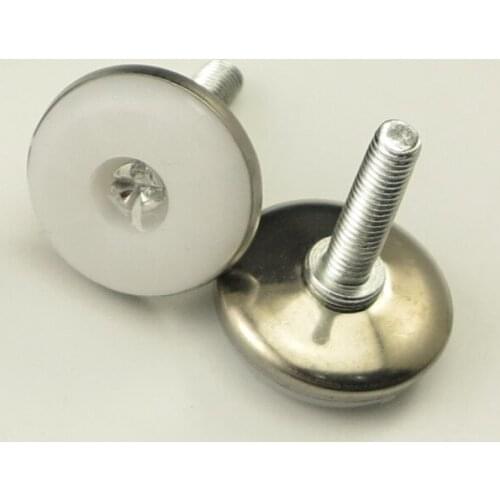 50pcs Adjustable leveling Chair Leg Feet Furniture mat Screw-in Base Sofa Bed Cabinet Table Floor Protector M8 M6