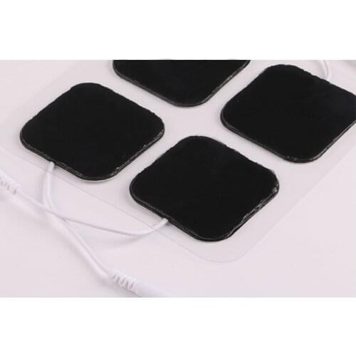 40pcs Replacement Electrode Pads EMS forTens electronic pulse Massager 7000, 3000- Units 5x5 cm White Cloth 10 packs of 4pads