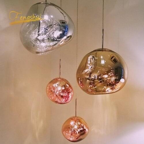 Modern LED Melt Pendant Lights for Home Decoration Lava Pendant Lamp Dining Room Living Room Indoor Hanging Lighting Bar Light