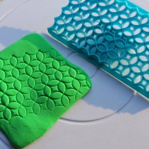 Mijiang Texture Press Cake Decorating Tools Cupcake Paste Cake Mold Confeitaria Fondant Cookie Cutter Baking Kitchen Accessories