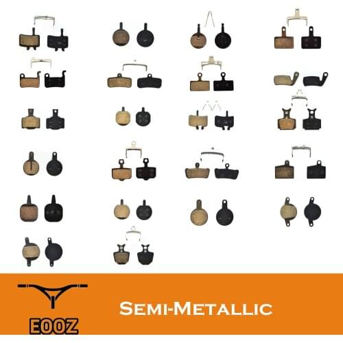4Pairs (8 pcs) MTB bicycle bike cycling disc brake pads semi-metallic brake pads for AVID SRAM SHIMANO HAYES MAGURA FORMULA ZOOM