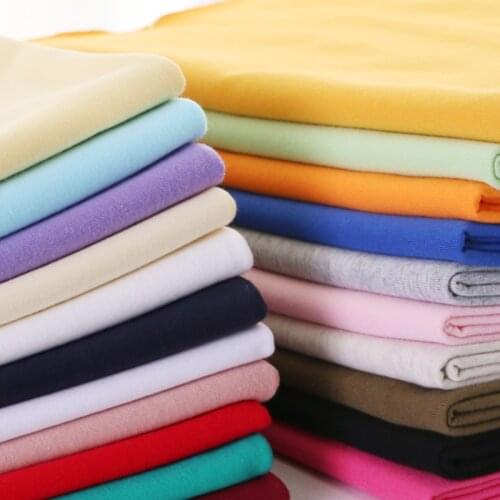 Cotton knitted fabric cotton jersey fabric by meter DIY sewing baby cotton clothing making fabric by half meter 50*180cm