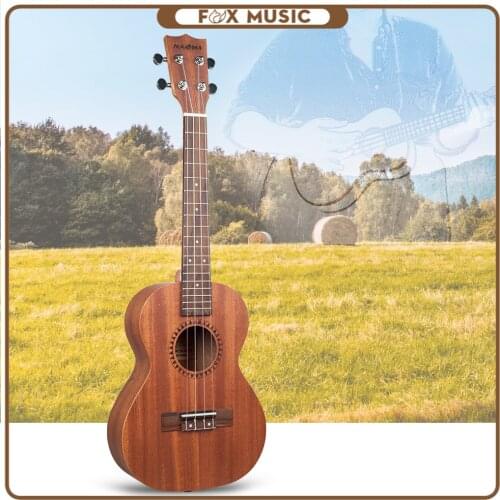 Ukulele 26" Tenor Ukulele Student Ukulele Sapele Mahogany Ukulel 4 Strings Hawaii Ukulele Acoustic Cutaway Guitar