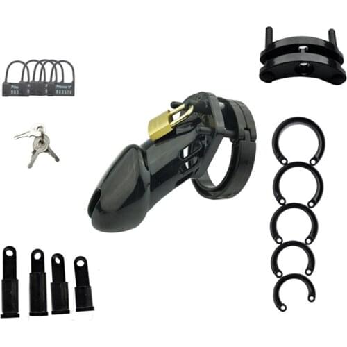 Penis Device Male Chastity Control Cock Lock Cage with Ring Sex Toy BDSM Prop sex toys for man great sex stimulation pleasure