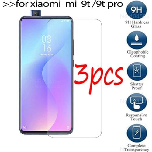 3pcs tempered glass for xiaomi Mi 9 t pro screen protector for xiaomi 9T pro t 9 t 9tpro mi 9t safty armor glass protective film