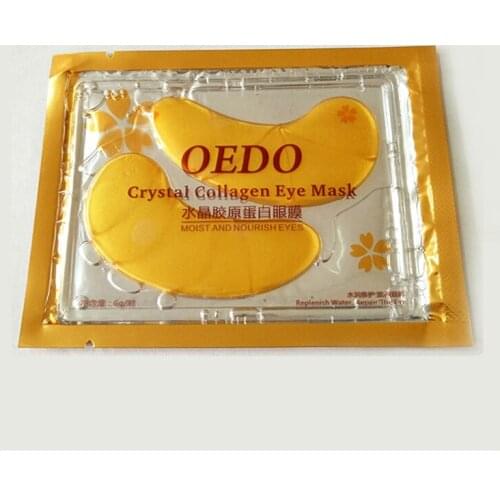 10pcs/lot Eye Care Treatment & Eye Patch Gold Crystal Collagen Skin Care Eye Patches Dark Circle Whitening Care Effect