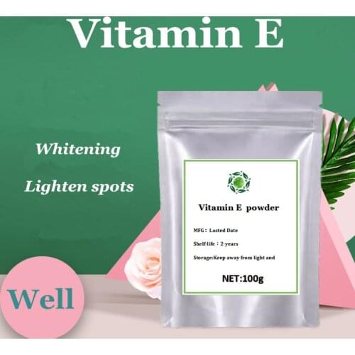 100% Pure Nature Vitamin E Powder,Whitening,Anti-oxidation,Freckle Removal,Improve Skin Elasticity,Prevent Aging
