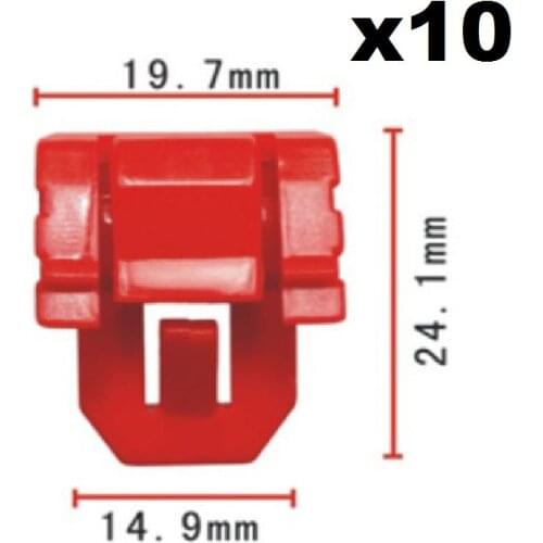 10x For Honda external moulding fixed buckle / Nylon Retainer Clip