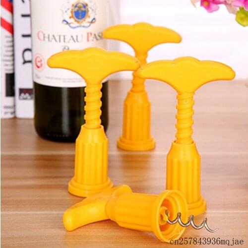 200pcs Red Wine Openers Simple Wine Corkscrew Bottle Opener Kitchen Bar Tools