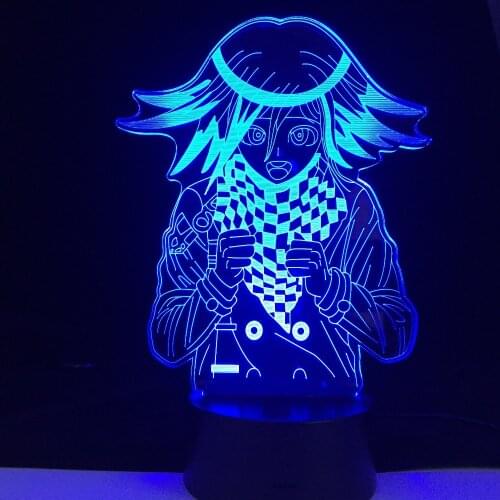 Anime Danganronpa V3 Killing Harmony 3D LED Night Light Kokichi Oma Game Lamp for Bedroom Decor Kids Gift