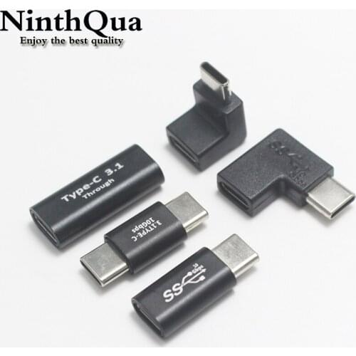 USB 3.1 Type C Male to Female USB-C Converter Adapter USB C Extension Connector Plug for Samsung S9 Note 9 Phone Tablet Laptop