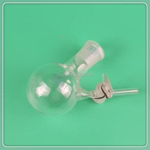 Nitrogen flasks, round bottom (Schlenk Flasks) with Glass stopcock,100ml,24/29