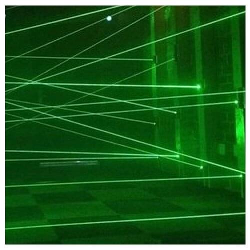 Free Shipping Real life room escape laser array props/ laser maze for Chamber game/ intresting and risking green laser room