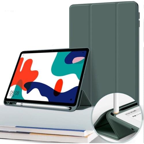 Whith Pen Holder Case For Huawei Matepad Pro 2019 Protective Tablet Case Leather Smart Cover For Huawei Matepad Pro 10.8 5G Case
