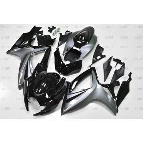 For Suzuki GSXR600 2006 - 2007 K6 Full Body Kits GSX R 750 07 Body Kits for Suzuki GSXR600 07 Silver Black Full Body Kits