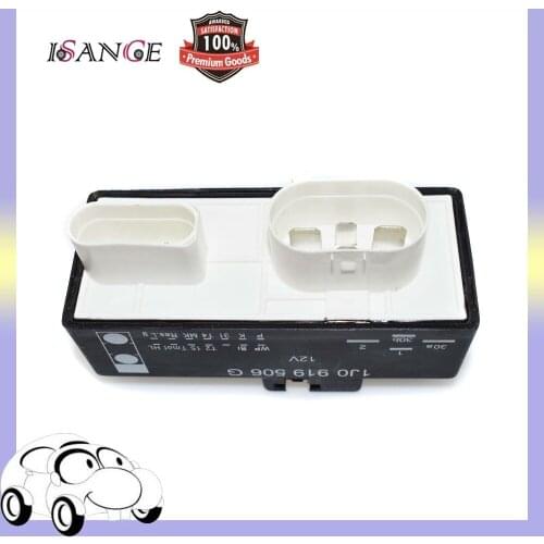 ISANCE Cooling Fan Relay Radiator Control Switch Module 1J0919506G 14 Pins For 1999 VW Golf Jetta Beetle (LFVW003)