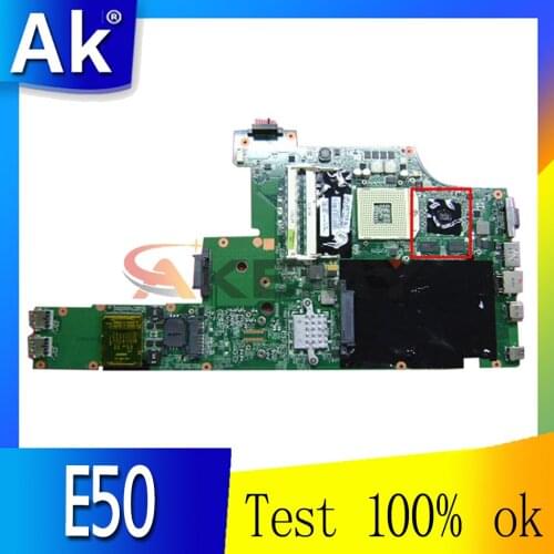 Akemy for Lenovo Thinkpad E50 Laptop Motherboard 63Y1602 04W4461 DA0GC6MB8H0 MAIN BOARD HM55 PGA989 DDR3 free cpu