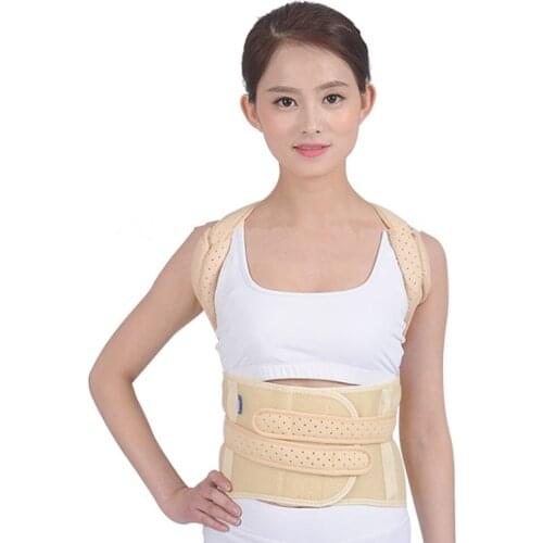 Unisex Adjustable Posture Corrector Corst Back Men Brace Shoulder Belt Lumbar Support Straight Correction For Health Care