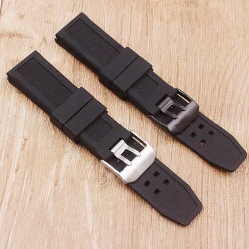 Watch Accessories Soft Silicone Strap For Luminox 3051 3150 3080 8800 23MM Mens Watch Strap