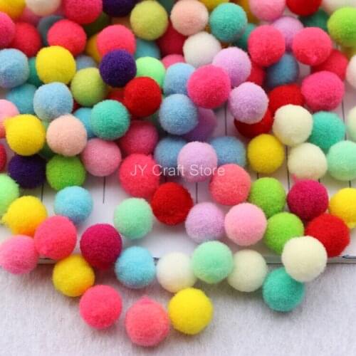 Set of 1000pcs 2/5" 10mm Pom pom ball pompom yarn Polyester pom pom decoration decor handmade project supply Garland crochet