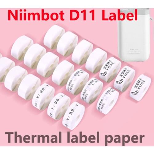 Niimbot d11 label sticker Self-adhesive paper thermal Label paper sticker paper Adhesive paper hot melt paper phomemo Waterproof