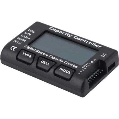 Hot sale Battery Capacity Control Digital RC CellMeter-7 LiPo LiFe Li-ion Nicd NiMH Battery Voltage Tester Check Cell Meter 7