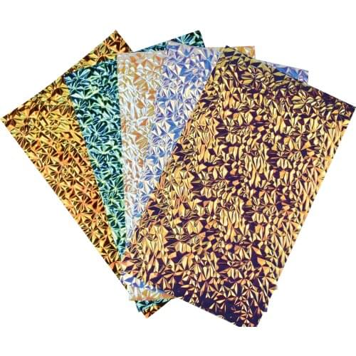 HSDLeather Solid Colorful Mirror Leather Fabric faux artificial Synthetic leather