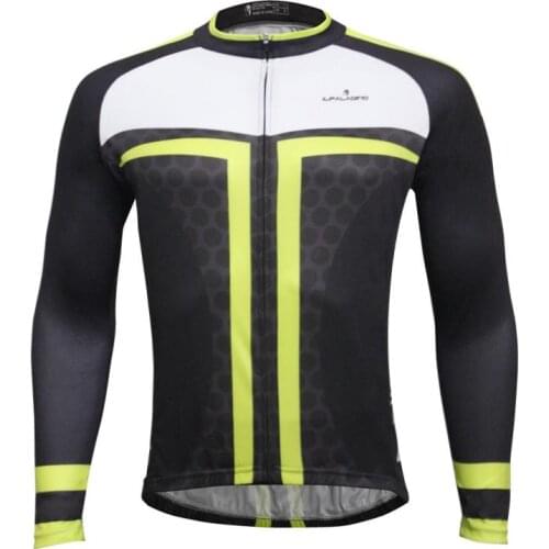Autumn Winter Full Zipper Cycling Jersey For Male Black Printing Tops For Men Top Quality Bike Jersey XXXL